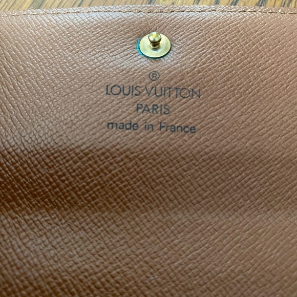 Vintage Louis Vuitton Monogram Wallet Purse SP1918 w/ Chain/Made in France - Picture 3 of 7